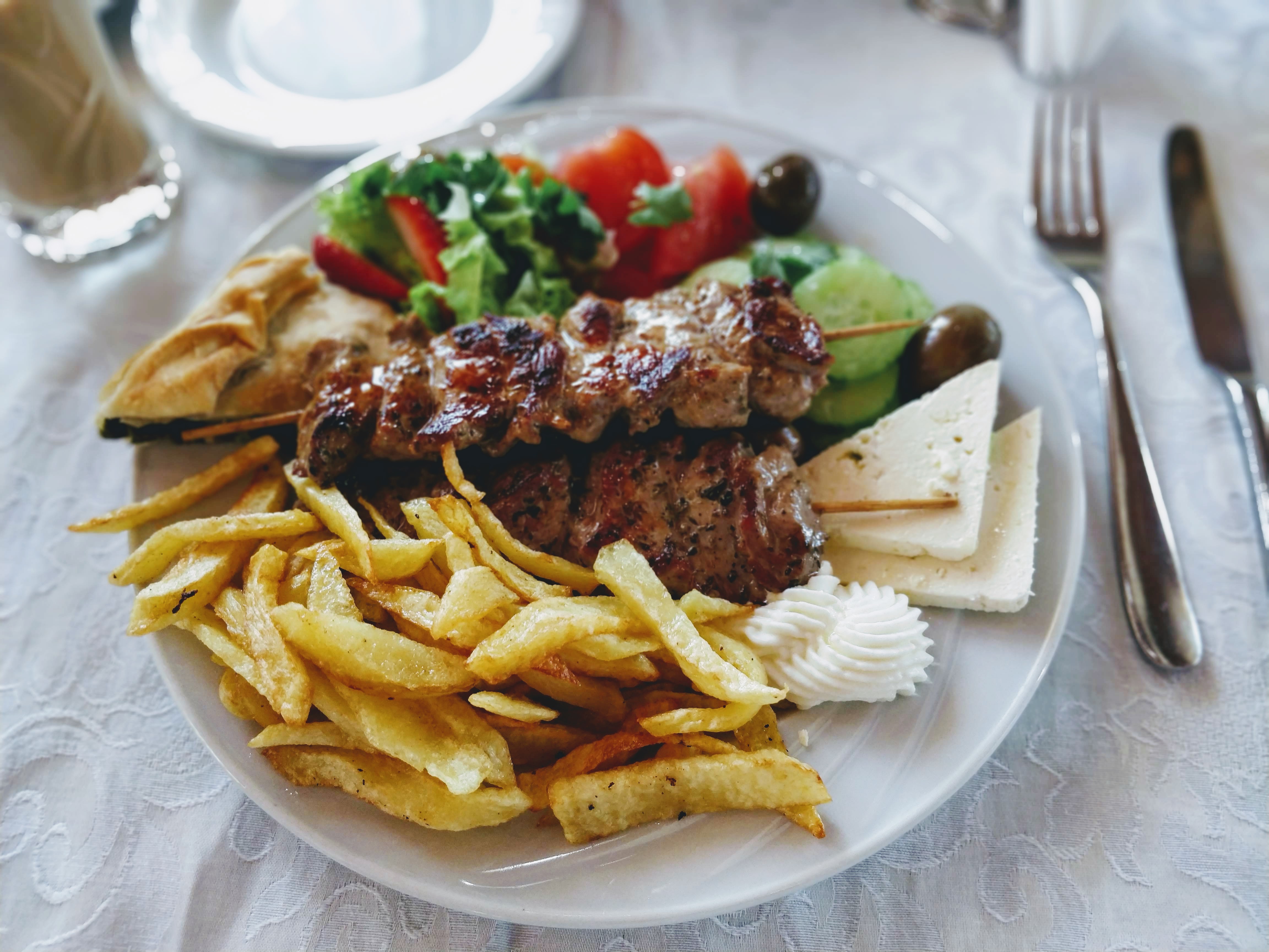 thịt xiên nướng kebab Albania